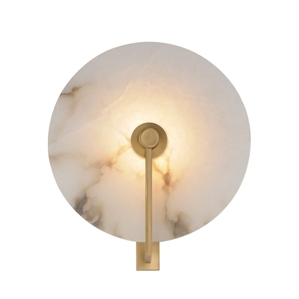 Maxim Lighting Quarry LED Wall Sconce, Natural Aged Brass 18201WANAB - main